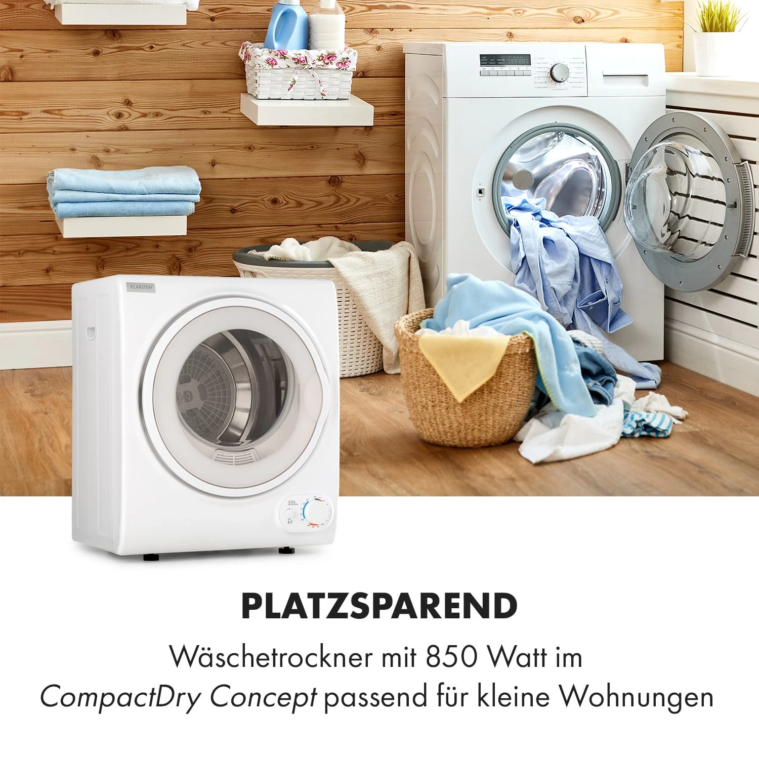 Jet Set 2500 Wäschetrockner Ablufttrockner 850W EEK C 2,5kg 50cm 4 Jet Set 2500 Wäschetrockner Ablufttrockner 850W EEK C 2,5kg 50cm – Bild 2