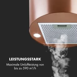 Barett Inselabzugshaube Ø35cm Umluft 558 M³/h LED Aktivkohlefilter -Küchengeräte Geschäft 10035165 de 0003 logo