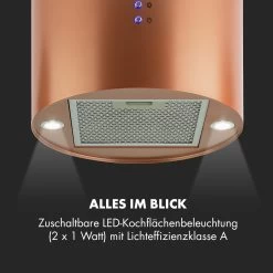 Barett Inselabzugshaube Ø35cm Umluft 558 M³/h LED Aktivkohlefilter -Küchengeräte Geschäft 10035165 de 0008 logo
