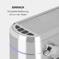 Futura Espressomaker 20 Bar 1450 Watt 20 Bar Wassertank: 1,25 Liter Rostfreier Edelstahl 17 Futura Espressomaker 20 Bar 1450 Watt 20 Bar Wassertank: 1,25 Liter Rostfreier Edelstahl -Küchengeräte Geschäft 10035183 de 0006 logo