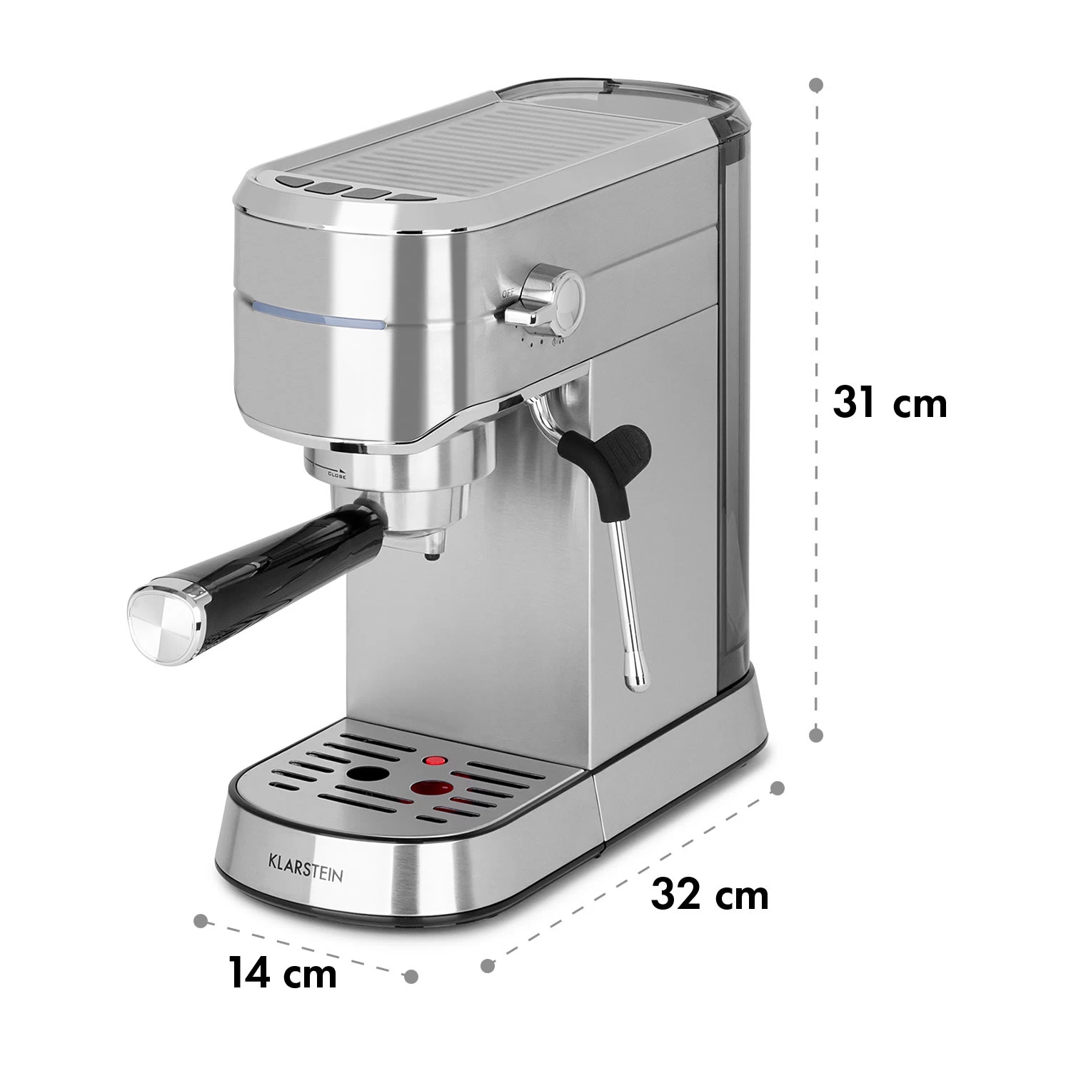Futura Espressomaker 20 Bar 1450 Watt 20 Bar Wassertank: 1,25 Liter Rostfreier Edelstahl 12 Futura Espressomaker 20 Bar 1450 Watt 20 Bar Wassertank: 1,25 Liter Rostfreier Edelstahl – Bild 10