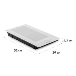 Delicatessa Slim Domino Induktionskochfeld 3500W Timer -Küchengeräte Geschäft 10035197 yy 0010 logo Klarstein Delicatessa Domino Kochfeld weiss