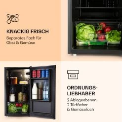 Obsidian Kühlschrank 90 Liter Gemüsefach -Küchengeräte Geschäft 10035207 de 0003 logo