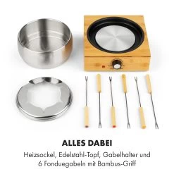 Bambus Fondue Edelstahl-Topf 800W 11 Bambus Fondue Edelstahl-Topf 800W -Küchengeräte Geschäft 10035221 de 0004 logo