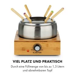 Bambus Fondue Edelstahl-Topf 800W 13 Bambus Fondue Edelstahl-Topf 800W -Küchengeräte Geschäft 10035221 de 0006 logo