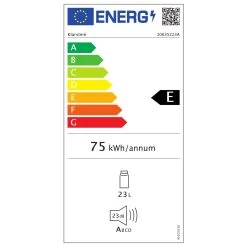 Brooklyn 24 Mini-Kühlschrank Glastür LED Ablage -Küchengeräte Geschäft 10035223 energy label