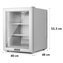 Brooklyn 42 Mini-Kühlschrank Glastür LED Ablage -Küchengeräte Geschäft 10035228 yy 0009 dimensions