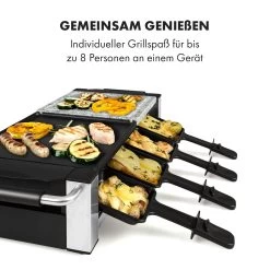 Bistecca Raclette 1200W Metall / Stein 8 Personen Kontroll-LED 14 Bistecca Raclette 1200W Metall / Stein 8 Personen Kontroll-LED -Küchengeräte Geschäft 10035293 de 0005 logo