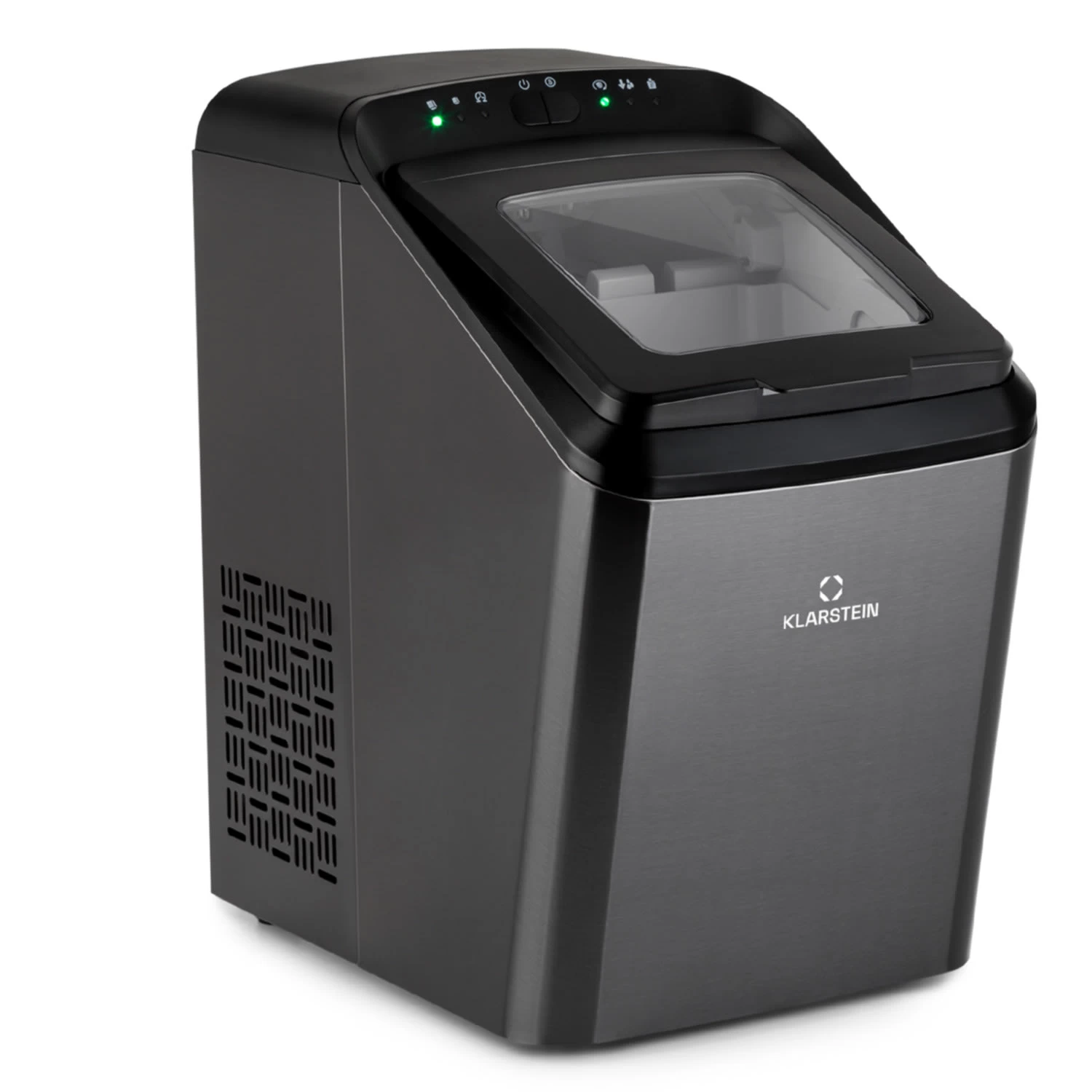 Partytime Eiswürfelmaschine Klareis 15kg/24h Edelstahl 3 Partytime Eiswürfelmaschine Klareis 15kg/24h Edelstahl