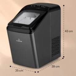 Partytime Eiswürfelmaschine Klareis 15kg/24h Edelstahl 15 Partytime Eiswürfelmaschine Klareis 15kg/24h Edelstahl -Küchengeräte Geschäft 10035295 yy 0011 dimensions