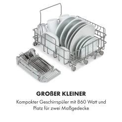 Oceana Geschirrspüler Freistehend Installationsfrei 2 Gedecke 860W -Küchengeräte Geschäft 10035304 de 0009 logo