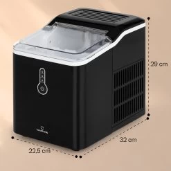 Chillout Eiswürfelmaschine Bulleteis 12kg/24h Wassertank: 1,5 L 15 Chillout Eiswürfelmaschine Bulleteis 12kg/24h Wassertank: 1,5 L -Küchengeräte Geschäft 10035320 yy 0011 dimensions