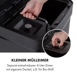 Royal Trash Matte Black Sensor-Mülleimer 72 Liter Edelstahl 16 Royal Trash Matte Black Sensor-Mülleimer 72 Liter Edelstahl -Küchengeräte Geschäft 10035365 de 0004 logo