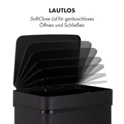 Royal Trash Matte Black Sensor-Mülleimer 72 Liter Edelstahl 22 Royal Trash Matte Black Sensor-Mülleimer 72 Liter Edelstahl -Küchengeräte Geschäft 10035365 de 0010 logo