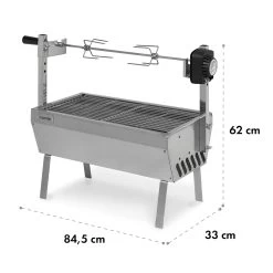 Sauenland Mini Rotisserie-Grill Drehspieß 4W 12kg Max. Edelstahl -Küchengeräte Geschäft 10035371 yy 0007 dimensions