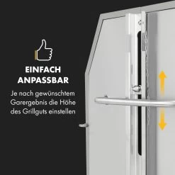 Sauenland Pro XL Spanferkelgrill Drehspieß 15W 4 Rollen Edelstahl -Küchengeräte Geschäft 10035373 de 0006 logo