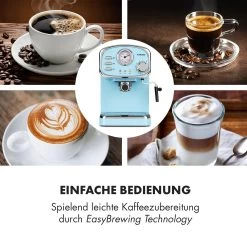 Espressionata Gusto Espressomaschine 1100W 15 Bar Druck -Küchengeräte Geschäft 10035377 de 0004 logo