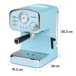 Espressionata Gusto Espressomaschine 1100W 15 Bar Druck -Küchengeräte Geschäft 10035377 yy 0009 logo Klarstein Espressionata Gusto Espressomaschine