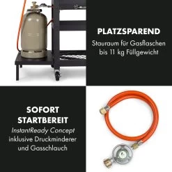 Kingsville Smoker Kombigrill Gas Kohle Smoker 13,5kW 3+1 Brenner 19 Kingsville Smoker Kombigrill Gas Kohle Smoker 13,5kW 3+1 Brenner -Küchengeräte Geschäft 10035409 de 0007 logo