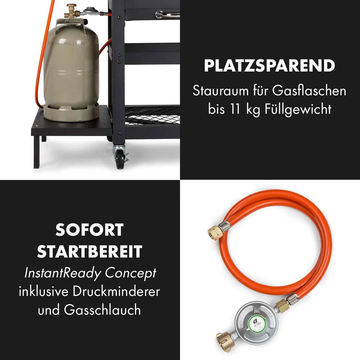 Kingsville Smoker Kombigrill Gas Kohle Smoker 13,5kW 3+1 Brenner 9 Kingsville Smoker Kombigrill Gas Kohle Smoker 13,5kW 3+1 Brenner – Bild 7