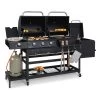 Kingsville Smoker Kombigrill Gas Kohle Smoker 13,5kW 3+1 Brenner 1 Kingsville Smoker Kombigrill Gas Kohle Smoker 13,5kW 3+1 Brenner -Küchengeräte Geschäft 10035409 yy 0001 titel