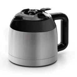 Arabica Thermoskanne Zubehör Ersatz Edelstahl Silber/schwarz