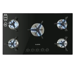 Trifecta 5 Gaskochfeld 5-flammig Triangle-Brenner Glaskeramik