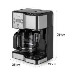 Caldetto Kaffeemaschine 1900W Heißwasserspender -Küchengeräte Geschäft 10035476 yy 0008 logo Klarstein Caldetto Kaffeemaschine schwarz