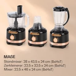 Luca Multifunktionsmixer 1000 W 3 L Stufenlose Geschwindigkeit 6 Modi -Küchengeräte Geschäft 10035487 de 0007 logo