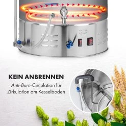 Brauheld Pro Maischekessel 3300W 70L 30-100°C Umwälzpumpe Edelstahl -Küchengeräte Geschäft 10035516 de 0006 logo