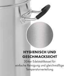 Brauheld Pro Maischekessel 3300W 70L 30-100°C Umwälzpumpe Edelstahl -Küchengeräte Geschäft 10035516 de 0007 logo