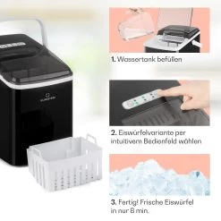 Arctic Porter Eiswürfelmaschine Bullet-Eis 12kg/24h Edelstahl 12 Arctic Porter Eiswürfelmaschine Bullet-Eis 12kg/24h Edelstahl -Küchengeräte Geschäft 10035553 de 0004 usp