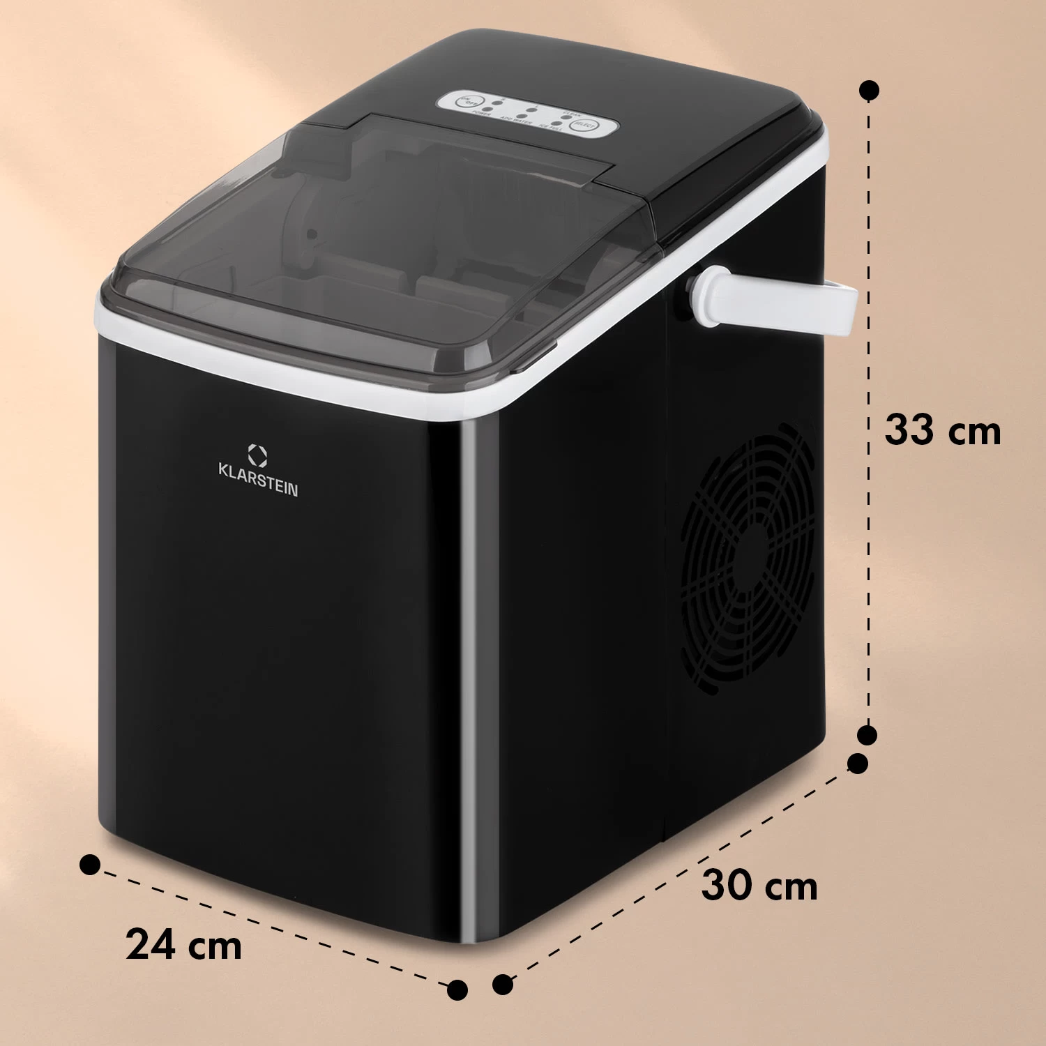 Arctic Porter Eiswürfelmaschine Bullet-Eis 12kg/24h Edelstahl 9 Arctic Porter Eiswürfelmaschine Bullet-Eis 12kg/24h Edelstahl – Bild 7