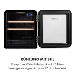 Vinetage 12 Getränkekühler Kühlschrank 48 Liter 4-22°C Retro-Design 13 Vinetage 12 Getränkekühler Kühlschrank 48 Liter 4-22°C Retro-Design -Küchengeräte Geschäft 10035568 de 0003 logo