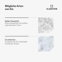 Icefestival Bullet Eiswürfelbereiter 400W 1,9l 20kg/24h -Küchengeräte Geschäft 10035578 de 0005 usp