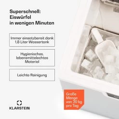 Icefestival Cube Eiswürfelbereiter 400W 1,9l 20kg/24h 10 Icefestival Cube Eiswürfelbereiter 400W 1,9l 20kg/24h -Küchengeräte Geschäft 10035579 de 0002 usp