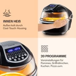 VitAir Smart Heißluftfritteuse App-Steuerung / 1400W / 7,75 Ltr / 20 Programme 14 VitAir Smart Heißluftfritteuse App-Steuerung / 1400W / 7,75 Ltr / 20 Programme -Küchengeräte Geschäft 10035592 de 0005 logo