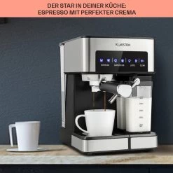 Arabica Comfort Espressomaschine 1350W 20 Bar 1,8l Touch-Bedienfeld -Küchengeräte Geschäft 10035655 de 0004 usp