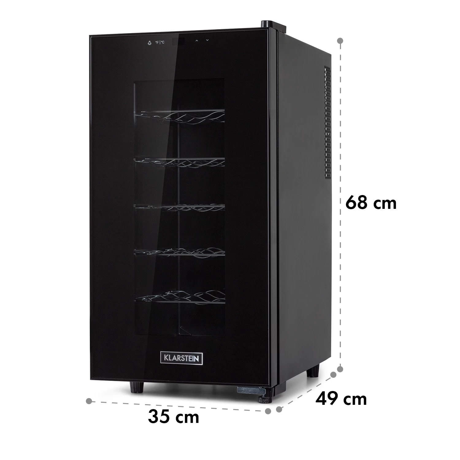 Bellevin 18 Uno Weinkühlschrank 50 Liter 11-18 °C LED Touch SingleZone 10 Bellevin 18 Uno Weinkühlschrank 50 Liter 11-18 °C LED Touch SingleZone – Bild 8