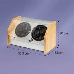 Garonne 4 Uhrenbeweger, 2 Drehteller, 4 Uhren, 3 Geschwindigkeiten, 4 Modi, Bambus -Küchengeräte Geschäft 10036042 yy 0005 logo