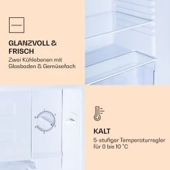 CoolArt 79L Kühl-Gefrier-Kombination EEK F Gefrierfach 9l Designtür 13 CoolArt 79L Kühl-Gefrier-Kombination EEK F Gefrierfach 9l Designtür -Küchengeräte Geschäft 10036182 de 0005 logo