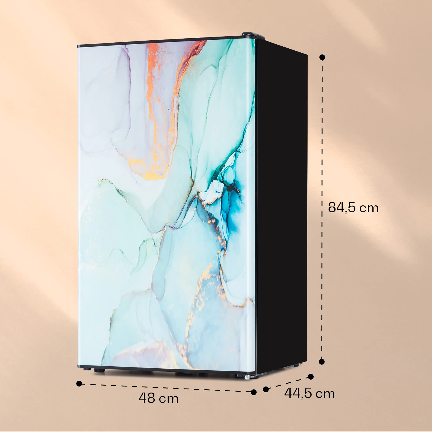 CoolArt 79L Kühl-Gefrier-Kombination EEK F Gefrierfach 9l Designtür 8 CoolArt 79L Kühl-Gefrier-Kombination EEK F Gefrierfach 9l Designtür – Bild 6