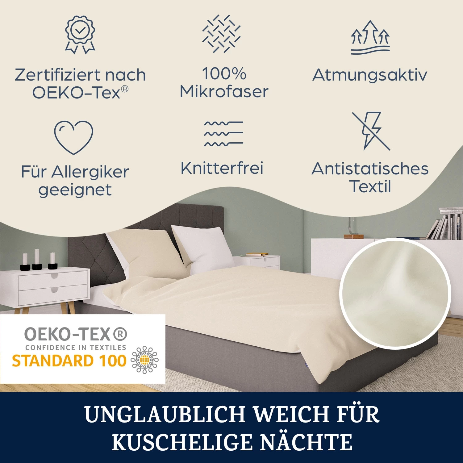 Soft Wonder-Edition Bettwäsche 200x200 Cm 4 Soft Wonder-Edition Bettwäsche 200x200 Cm – Bild 2