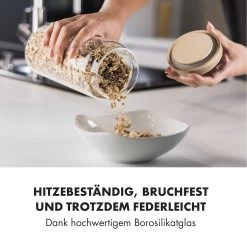 Glaswerk Lovage Vorratsgläser 1,1 L 3er Set Borosilikatglas Akazienholzdeckel Silikon 10 Glaswerk Lovage Vorratsgläser 1,1 L 3er Set Borosilikatglas Akazienholzdeckel Silikon -Küchengeräte Geschäft 10036356 de 0003 logo