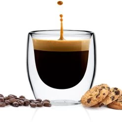 Vienna Doppelwandige Thermogläser 80 Ml Handgemacht Borosilikatglas -Küchengeräte Geschäft 10036365 yy 0005 logo