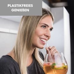 Glaswerk Frezzeria Glasstrohhalme 7 Stück 0,8 X 15 Cm (ØxH) Holzhalterung Bürste 10 Glaswerk Frezzeria Glasstrohhalme 7 Stück 0,8 X 15 Cm (ØxH) Holzhalterung Bürste -Küchengeräte Geschäft 10036379 de 0003 logo