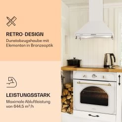 Victoria Dunstabzugshaube 60cm Retro-Design 644,5m³/h 2 LED-Lampen -Küchengeräte Geschäft 10036449 de 0003 logo