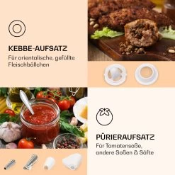 Mighty Mince Elektrischer Fleischwolf 500 - 1361 Watt 3 Lochscheiben 13 Mighty Mince Elektrischer Fleischwolf 500 - 1361 Watt 3 Lochscheiben -Küchengeräte Geschäft 10036478 de 0004 logo