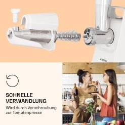 Mighty Mince Elektrischer Fleischwolf 500 - 1361 Watt 3 Lochscheiben 15 Mighty Mince Elektrischer Fleischwolf 500 - 1361 Watt 3 Lochscheiben -Küchengeräte Geschäft 10036478 de 0006 logo