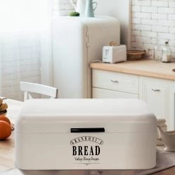 Delaware Brotkasten Metall 42x16x24,5 Cm Klappdeckel Lüftungslöcher -Küchengeräte Geschäft 10037442 yy 0004 logo